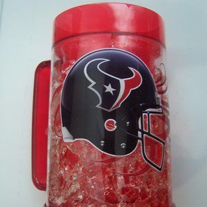 Houston Texans Freezer Frosty Beer Mug NFL New 16oz